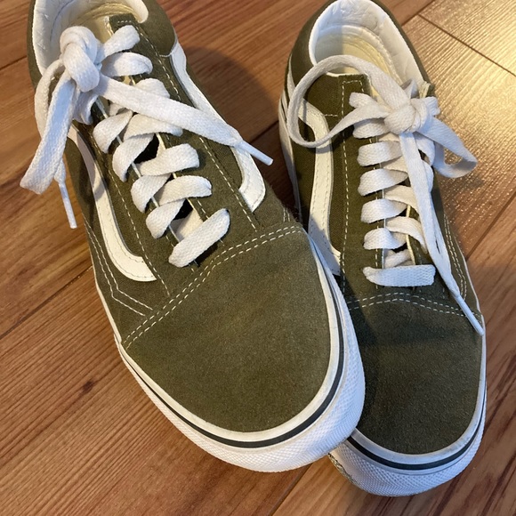 Olive Green Vans - Picture 2 of 6